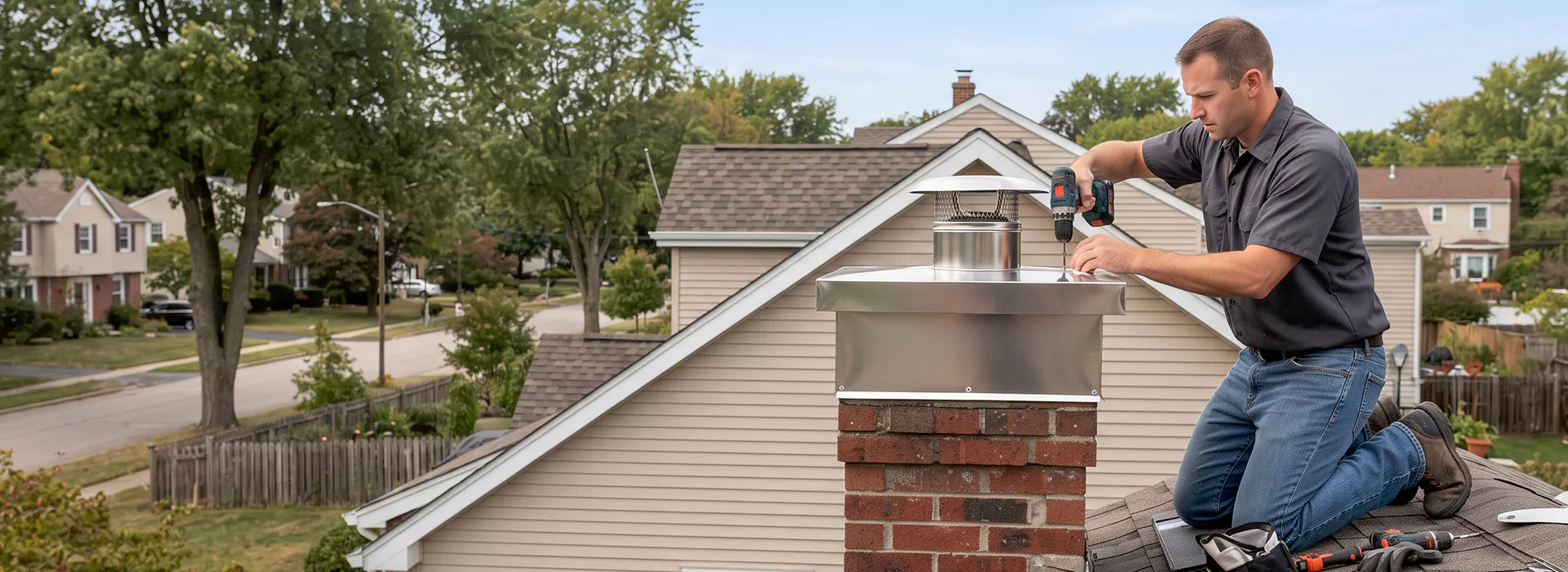 Chimney Chase Cover Installation East Brunswick, NJ