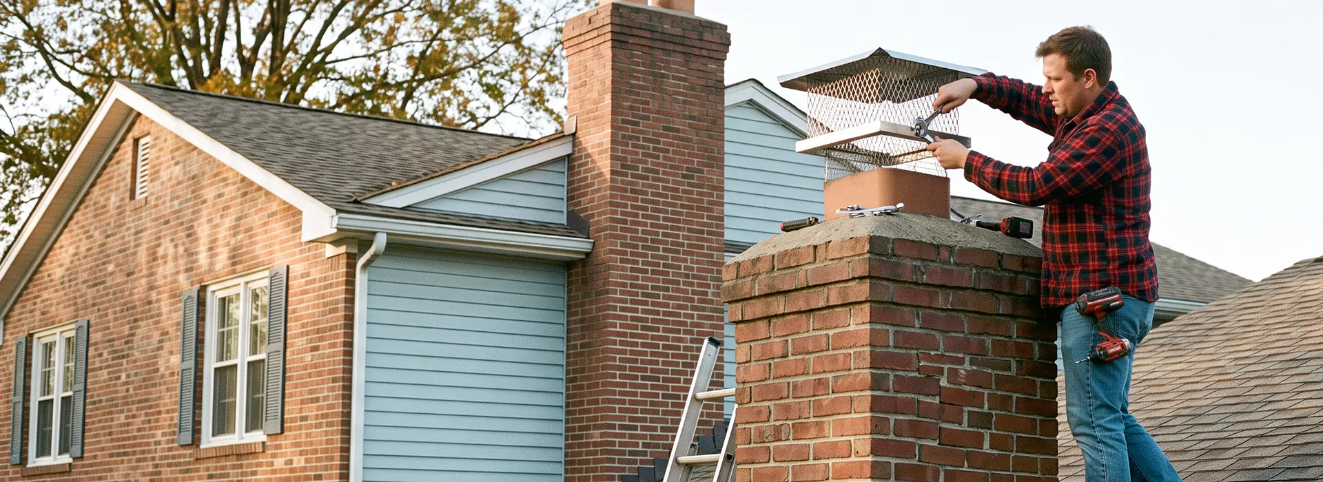 Chimney Spark Arrestor Installation in East Brunswick