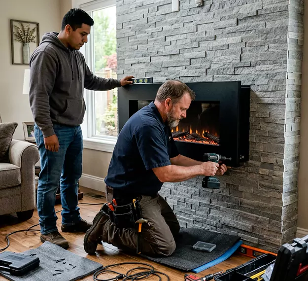 Certified Floating Fireplace Installation Company: Your Local Floating Mantel Installer in East Brunswick, NJ