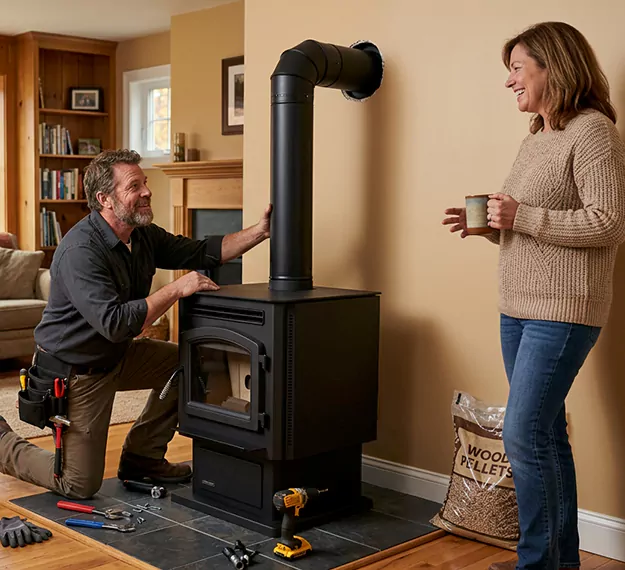Certified Pellet Fireplace Installation Company: Your Local Pellet Stove Fitting Team in East Brunswick, NJ