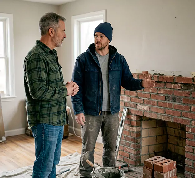 Why East Brunswick Homeowners Choose Our Brick Fireplace Installation Team?