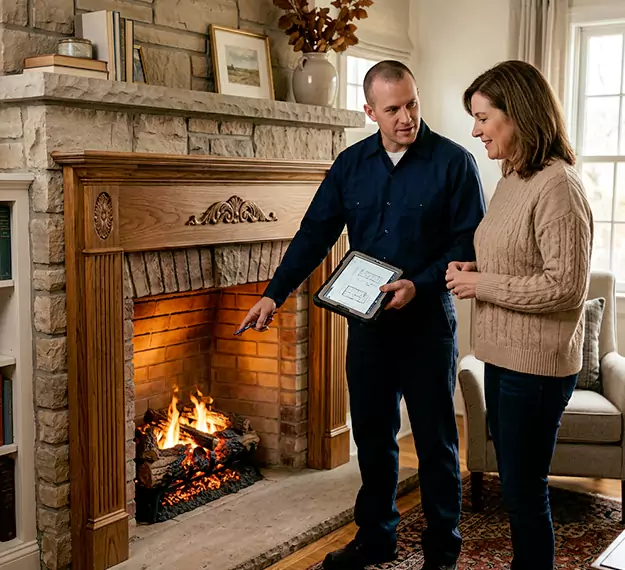 Why East Brunswick Homeowners Choose Our Electric Fireplace Logs Team?
