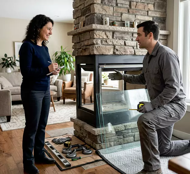 Certified Fireplace Glass Installation Company: Your Local Fireplace Glass Door Installer in East Brunswick, NJ