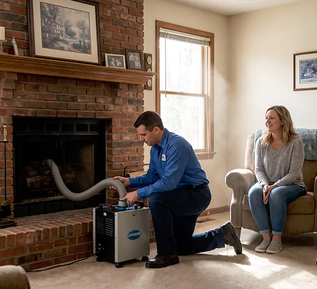 Why East Brunswick Homeowners Choose Our Fireplace Odor Removal Team?
