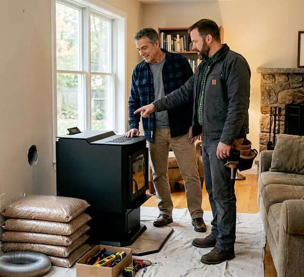 Why East Brunswick Homeowners Choose Our Pellet Fireplace Installation Team?