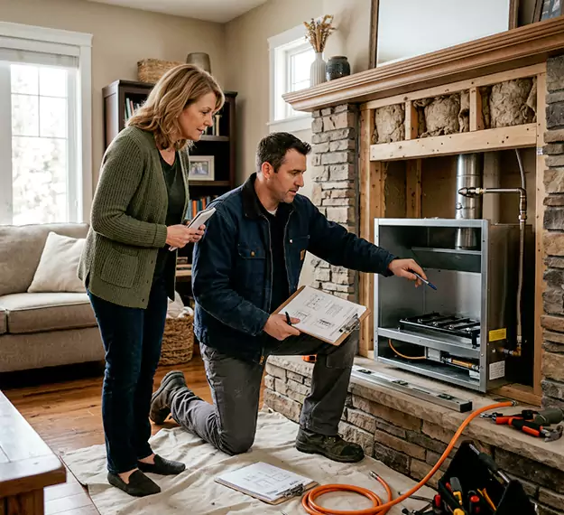 Why East Brunswick, NJ Homeowners Choose Our Propane Fireplace Installation Team?