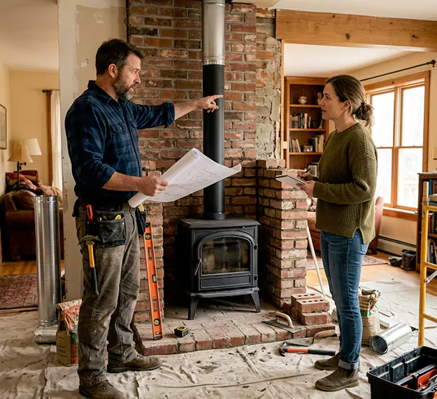 Why East Brunswick Homeowners Choose Our Wood Fireplace Installation Team?