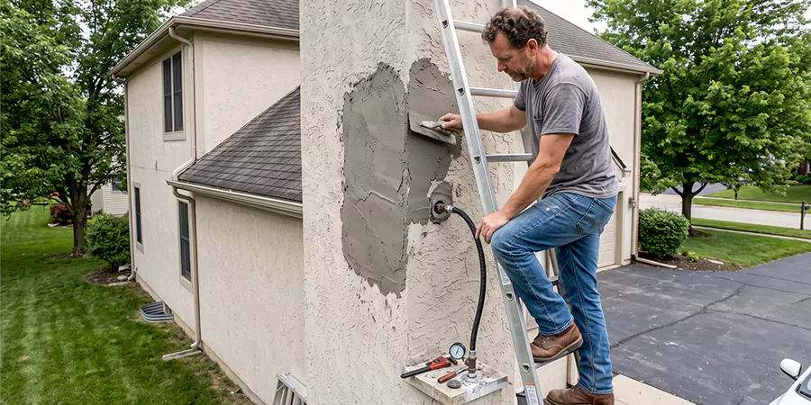 Gas and Stucco Chimney Repair East Brunswick