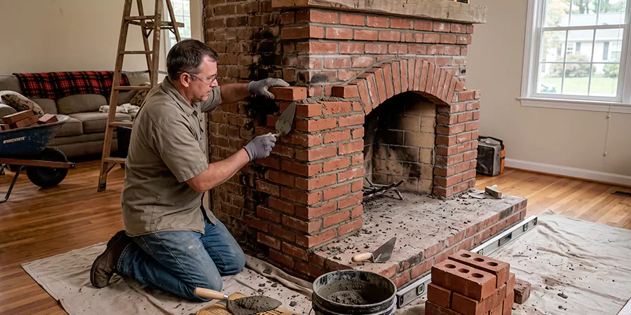 Rebuild Stone Fireplace East Brunswick