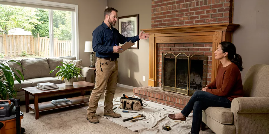 Fireplace and Chimney Removal Service East Brunswick