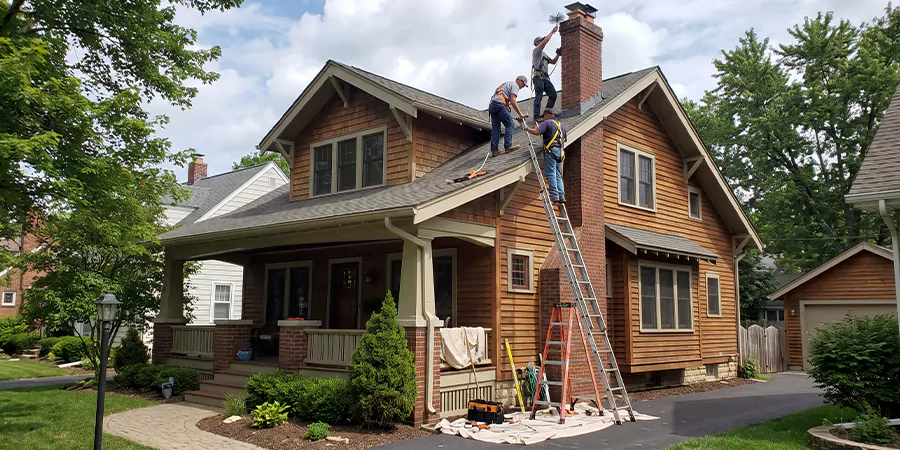 Residential Chimney Masonry Repair and Tuckpointing East Brunswick